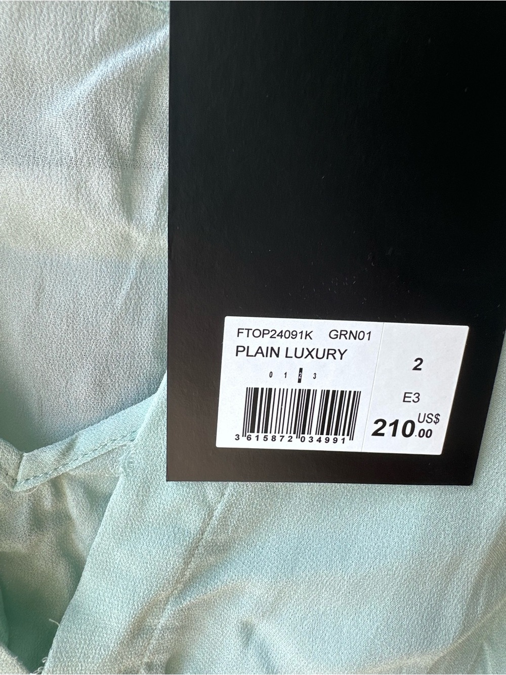 The Kooples Mint Ruffle V-Neck Peplum Blouse - Picture 2 of 4